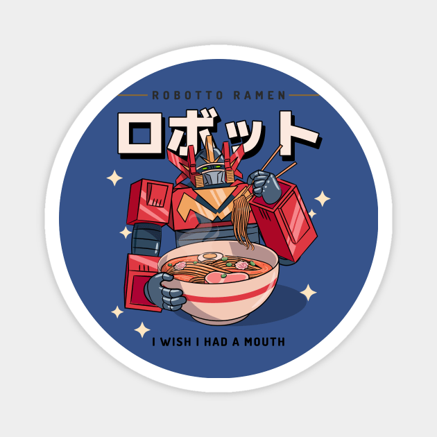 deigo ramen, best ramen, noodles the pug, anime, cute, manga, kawaii, soup, rock and roll Magnet by Mrkedi